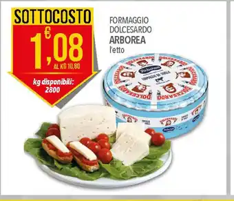 FORMAGGIO DOLCESARDO ARBOREA l'etto kg disponibili: 2800