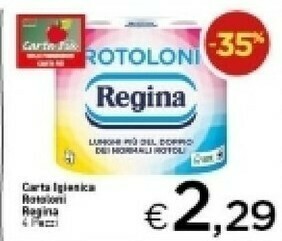 Crai Regina Carta igienica offerta