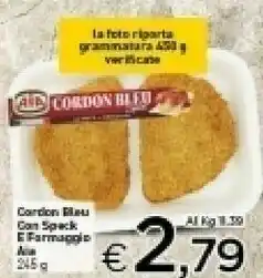 Crai Aia Cordon Bleu Con Speck E Formaggio offerta