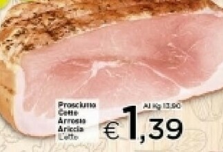 Crai Prosciutto Cotto Arrosto offerta