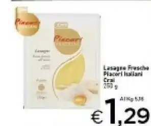 Crai Crai Lasagne Fresche Piaceri 250g offerta