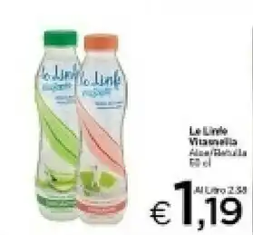 Crai Vitasnella Le Linfe Senza Zuccheri Senza Calorie Con Linfa Di Betulla Drenante 500 G(ml) offerta