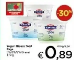 Crai Fage Yogurt Total 2% 170 G(ml) offerta