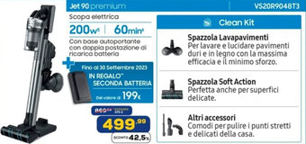 Euronics Samsung Jet 90 premium VS20R9048T3 offerta