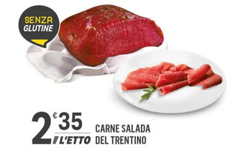Supermercati Dok CARNE SALADA DEL TRENTINO offerta