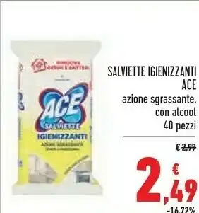 Conad Ace Salviette Igienizzante offerta