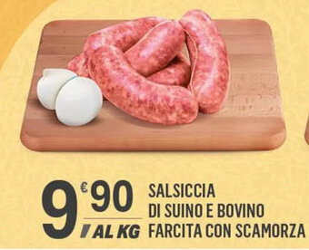 Supermercati Dok SALSICCIA DI SUINO E BOVINO FARCITA CON SCAMORZA offerta