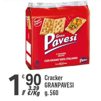 Supermercati Dok Cracker GRANPAVESI g. 560 offerta