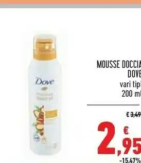 Conad Dove Mousse Doccia Vari Tipi offerta