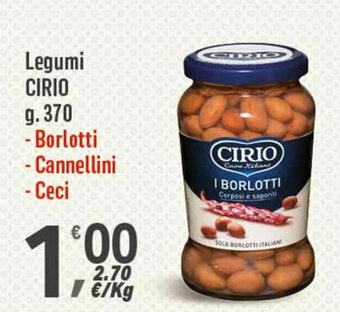 Legumi CIRIO g. 370