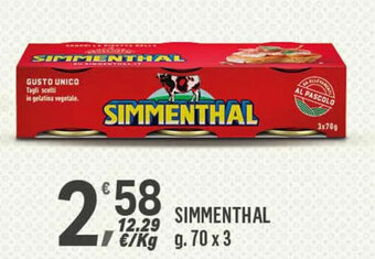 Supermercati Dok SIMMENTHAL g. 70 x 3 offerta