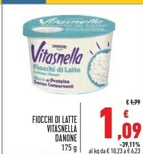Conad Danone Fiocchi Di Latte Vitasnella offerta