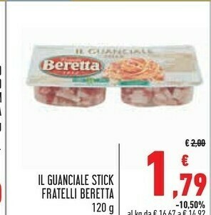 Conad Beretta Il Guanciale Stick 120 G(ml) offerta