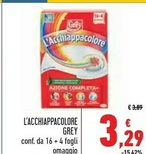 Conad Bio green Grey L'Acchiappacolore offerta
