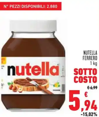 NUTELLA FERRERO 1 kg