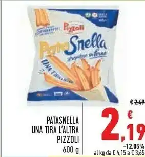 Conad Pizzoli Patasnella Una Tira L'Altra offerta