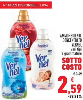 Conad Superstore AMMORBIDENTE CONCENTRATO VERNEL offerta