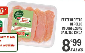 Supermercati Dok FETTE DI PETTO DI POLLO IN CONFEZIONE DA G. 350 CIRCA offerta