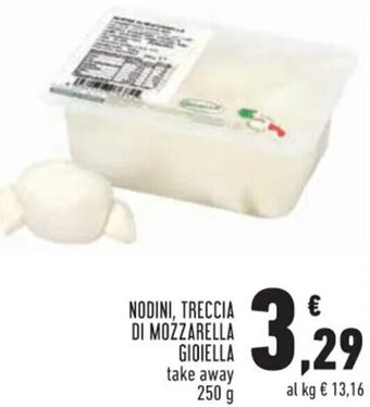 NODINI, TRECCIA DI MOZZARELLA GIOIELLA take away 250 g