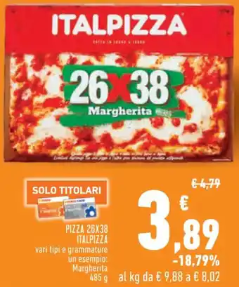 Conad Superstore PIZZA 26X38 ITALPIZZA 485 g offerta