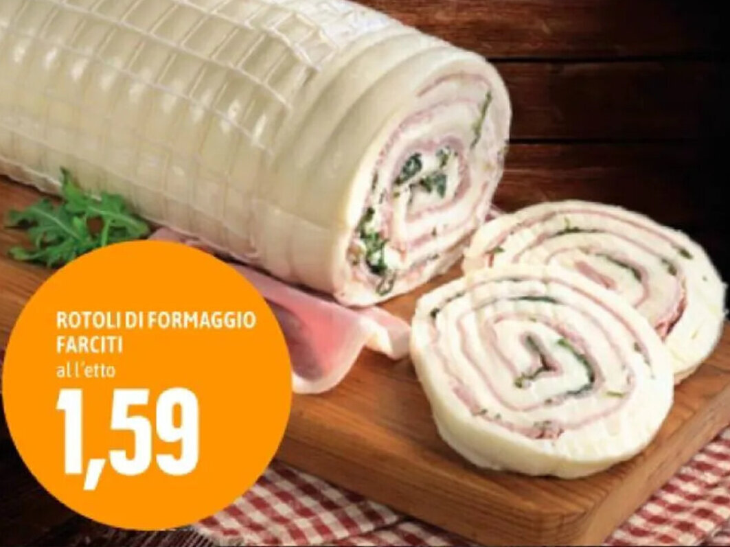 Madis ROTOLI DI FORMAGGIO FARCITI al l'etto offerta