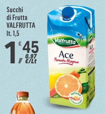 Supermercati Dok Succhi di Frutta VALFRUTTA lt. 1,5 offerta