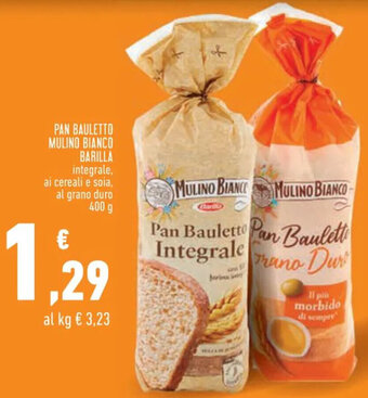 Conad Superstore PAN BAULETTO MULINO BIANCO BARILLA 400 g offerta