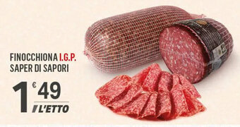 Supermercati Dok FINOCCHIONA I.G.P. SAPER DI SAPORI offerta