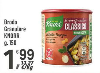 Supermercati Dok Brodo Granulare KNORR g. 150 offerta
