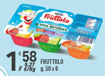 Supermercati Dok FRUTTOLO g. 50 x 6 offerta