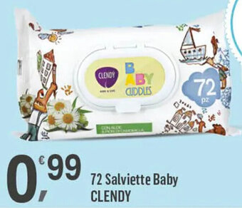 Supermercati Dok 72 Salviette Baby CLENDY offerta