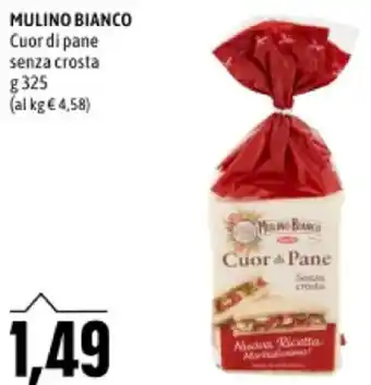Madis MULINO BIANCO Cuor di pane senza crosta g 325 offerta