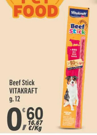 Supermercati Dok Beef Stick VITAKRAFT g. 12 offerta