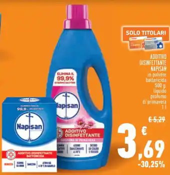 Conad Superstore ADDITIVO DISINFETTANTE NAPISAN 1 L offerta