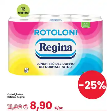 Interspar Carta igienica Rotoloni Regina offerta