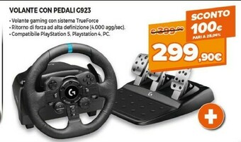 Logitech Volante Con Pedali G923