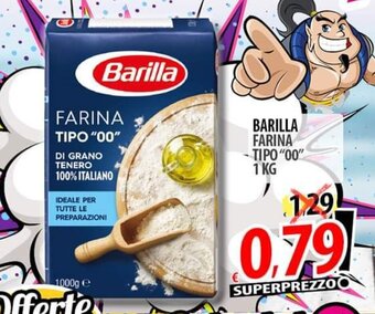 Il Genio Supermercato BARILLA FARINA - TIPO "00" 1 KG offerta