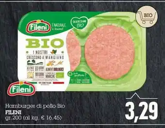 Emi Supermercati Fileni Bio I Nostri Hamburger Con Tacchino Bio offerta