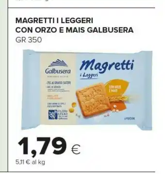 Tigre Galbusera Magretti I Leggeri Con Orzo E Mais offerta