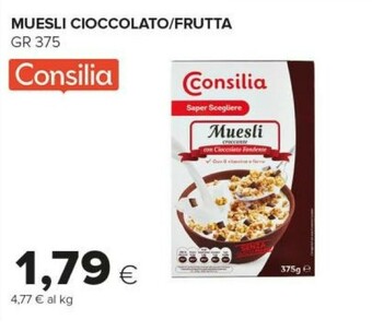 Consilia - Muesli Croccante Con Frutta 375 G(ml)