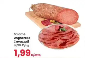 Interspar Salame Ungherese Cavazzuti offerta
