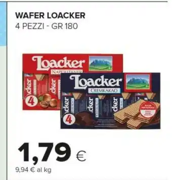 Tigre Loacker Napolitaner 180 G(ml) offerta