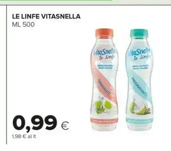 Tigre Vitasnella Le Linfe Senza Zuccheri Senza Calorie Con Linfa Di Betulla Drenante 500 G(ml) offerta