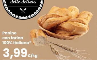 Interspar Panino con farina 100% Italiana offerta