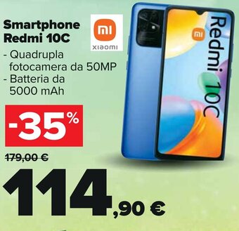 Carrefour Xiaomi Smartphone Redmi 10C offerta