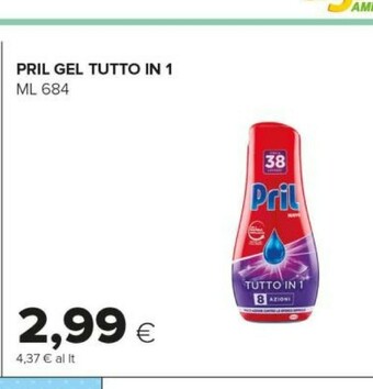 Tigre Pril Gel Tutto In 1 offerta