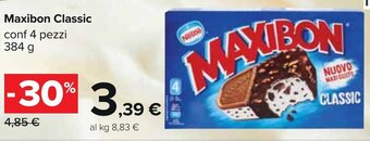 Carrefour Maxibon Classic conf 4 pezzi 384 g offerta