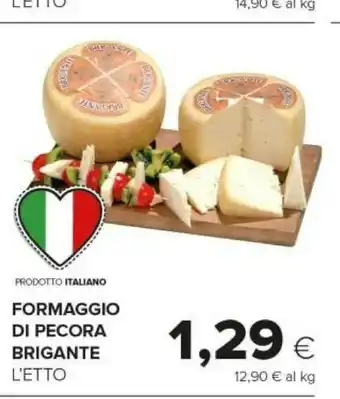 Tigre Formaggio Di Pecora Brigante offerta