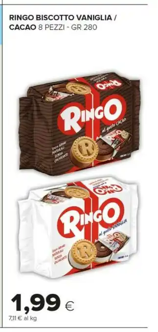 Tigre Ringo Biscotto Vaniglia 280 G offerta