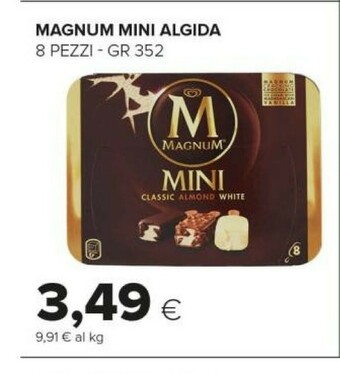 Tigre Algida Magnum Mini Classic Almond White offerta